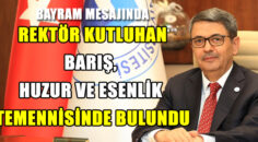 Rektör Kutluhan’dan Ramazan Bayramı Mesajı