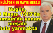 Başkan Tefenlili’den 19 Mayıs Atatürk’ü Anma, Gençlik ve Spor Bayramı Mesajı