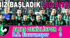 BİZ BAŞLADIK LİG BİTTİ