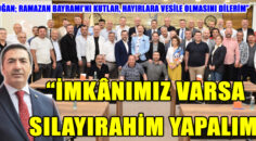 DTO BAŞKANI ERDOĞAN; BAYRAMIMIZ KUTLU OLSUN