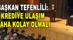 Başkan Tefenlili: Krediye Ulaşım Daha Kolay Olmalı