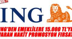 İNG BANKASINDAN 15 BİN LİRAYA KADAR PROMOSYON