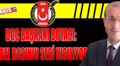 DGC BAŞKANI BOYACI: YEREL BASININ SESİ KISILIYOR!