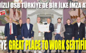 DENİZLİ OSB TÜRKİYE’DE BİR İLKE İMZA ATTI!