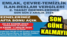 PAMUKKALE’DE VEZNELER İKİ HAFTA SONUNDA DA AÇIK OLACAK