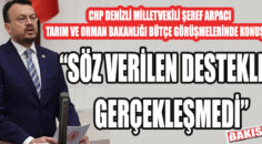 ARPACI, “Söz Verilen Destekler Gerçekleşmedi”