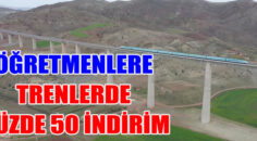 ÖĞRETMENLERE TRENLERDE YÜZDE 50 İNDİRİM