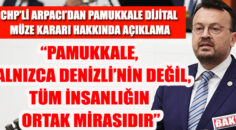 “DİJİTAL MÜZEYE DEĞİL, PAMUKKALE’YE ZARAR VERECEK YER SEÇİMİNE KARŞIYIZ!”