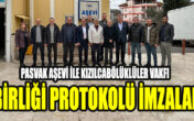 PASVAK Aşevi ile Kızılcabölüklüler Vakfı İş Birliği Protokolü İmzalandı