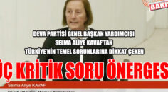 DEVA Partisi Genel Başkan Yardımcısı Kavaf’tan soru önergesi