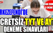 MERKEZEFENDİ’DE ÜCRETSİZ TYT VE AYT DENEME SINAVLARI