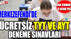 MERKEZEFENDİ’DE ÜCRETSİZ TYT VE AYT DENEME SINAVLARI