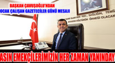 BAŞKAN ÇAVUŞOĞLU; BASIN EMEKÇİLERİMİZİN HER ZAMAN YANINDAYIZ
