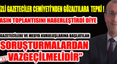 DGC YÖNETİMİNDEN GÖZALTILARA TEPKİ