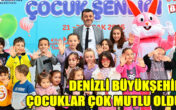 Denizli Büyükşehir ile çocuklar çok mutlu oldu
