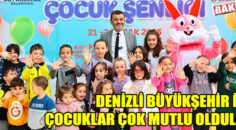 Denizli Büyükşehir ile çocuklar çok mutlu oldu