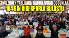 Gençlerden yaşlılara, kadınlardan çocuklara 104 bin kişi sporla buluştu