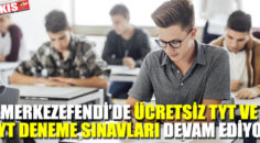 MERKEZEFENDİ’DE ÜCRETSİZ TYT VE AYT DENEME SINAVLARI DEVAM EDİYOR