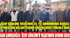 Özay Gönlüm, vefatının 25. yıl dönümünde törenle anıldı