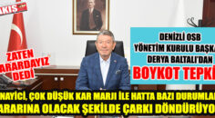 “ÜRETİM VE TÜKETİMİN AKSATILMASI GELECEK HEDEFLERİMİZİ SEKTEYE UĞRATIR”
