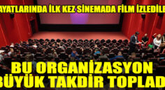 Minik kalpler 23 Nisan’da sinemayla tanıştı