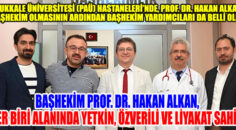 PAÜ Hastanelerinde Yeni Yönetim Kadrosu Belli Oldu