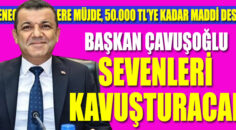 Başkan Çavuşoğlu’ndan evlenecek gençlere müjde