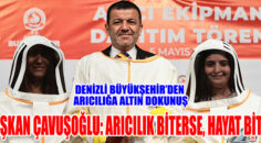 Denizli Büyükşehir’den arıcılığa altın dokunuş