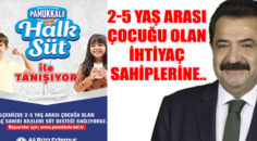 PAMUKKALE HALK SÜT İLE TANIŞIYOR