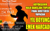 Büyükşehir Halk Dansları Topluluğu final gösterisi yapacak