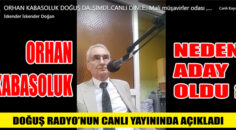 ORHAN KABASOLUK NEDEN ADAY OLDU?
