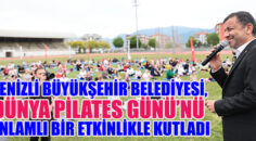 Denizli Büyükşehir’den kadınlara pilates günü hediyesi