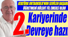 KARİYERİNDE 2. DEVREYE HAZIR !