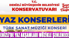Denizli’de yaz akşamları müzikle şenlenecek