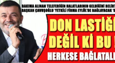 Başkan Çavuşoğlu’ndan Teleferik Açıklaması: “Don Lastiği Değil ki Herkese Bağlatalım”