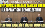 SANAYİ YÖNETİŞİM MASASI DANIŞMA KURULU İLK TOPLANTISINI GERÇEKLEŞTİRDİ