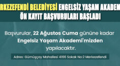 ENGELSİZ YAŞAM AKADEMİSİ İÇİN ÖN KAYIT BAŞVURULARI BAŞLADI