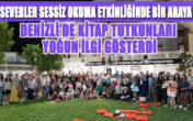 Kitapseverler sessiz okuma etkinliğinde bir araya geldi