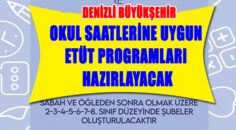 Denizli Büyükşehir, okul saatlerine uygun etüt programları başlattı