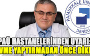 PAÜ Hastanelerinden Uyarı: Dövme Yaptırmadan Önce Dikkat