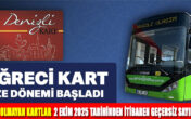 Denizli Öğrenci Kartı vize işlemleri başladı