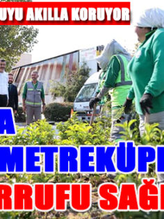 Bir yılda 634 bin metreküplük su tasarrufu sağlandı