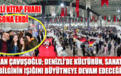 DENİZLİ KİTAP FUARI SONA ERDİ