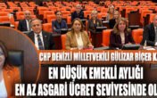 KARACA;”EN DÜŞÜK EMEKLİ AYLIĞI EN AZ ASGARİ ÜCRETSEVİYESİNDE OLMALI”