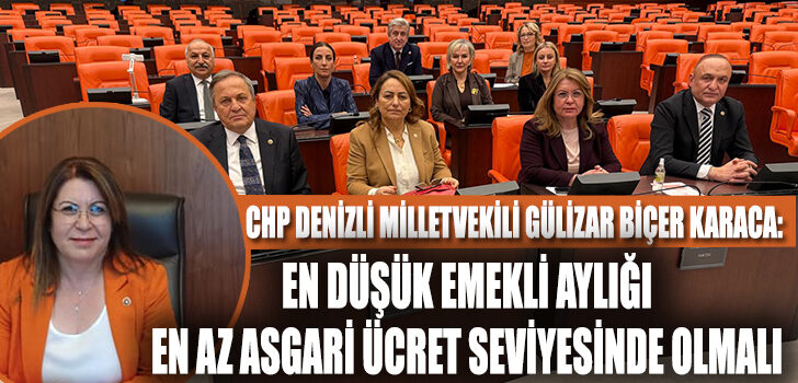 KARACA;”EN DÜŞÜK EMEKLİ AYLIĞI EN AZ ASGARİ ÜCRETSEVİYESİNDE OLMALI” KARACA;”EN DÜŞÜK EMEKLİ AYLIĞI EN AZ ASGARİ ÜCRETSEVİYESİNDE OLMALI”