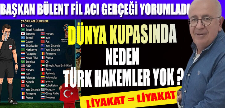 TÜFAD DENİZLİ ŞUBE BAŞKANI BÜLENT FİL’DEN ÇARPICI ÇIKIŞ !