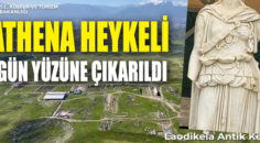 ATHENA HEYKELİ GÜN YÜZÜNE ÇIKARILDI