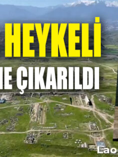 ATHENA HEYKELİ GÜN YÜZÜNE ÇIKARILDI