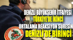 Denizli Büyükşehir İtfaiyesi Türkiye’de ikinci Ortalama reaksiyon süresinde Denizli’de birinci