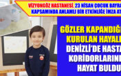 Vizyongöz Hastanesi, 23 Nisan Çocuk Bayramı kapsamında anlamlı bir etkinliğe imza attı
